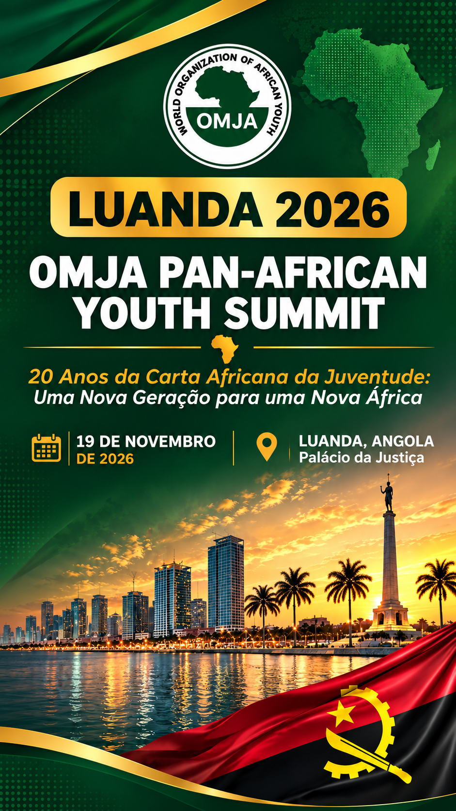 Luanda 2026 OMJA PAN-AFRICAN YOUTH SUMMIT